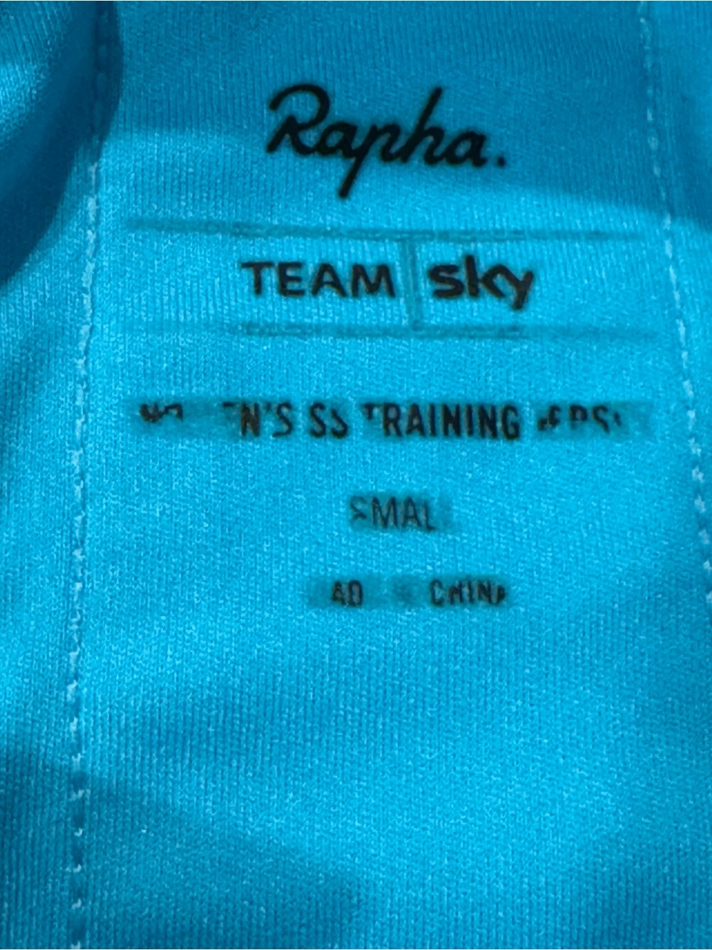 Rapha Sky  Cycling Women’s Team Short Sleeve Jersey Blue Size Small - Picture 4 of 4